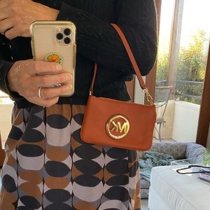 Michael Kors leather wristlet